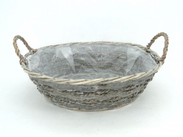15GB2009-GRY PANIER ROND 2 ANSES 45 CM