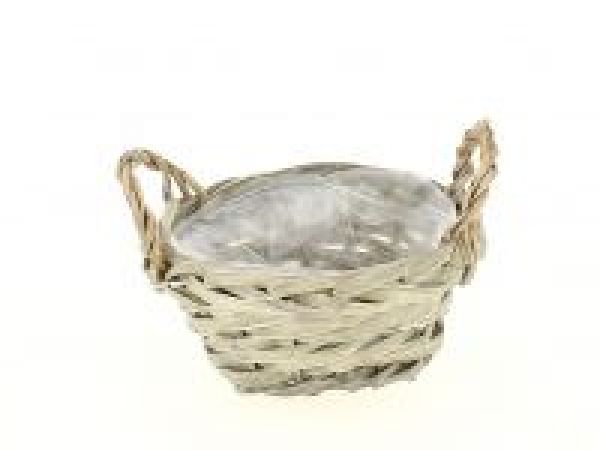 19GH2005 PANIER AVEC POIGNEES GRIS