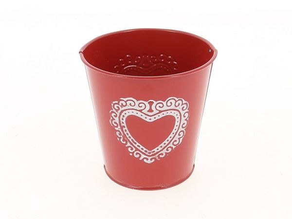 19NG1000-R POT ZINC COEUR ROUGE