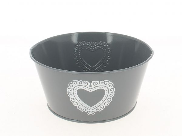 19NG1005GRY COUPE COEUR ZINC GRIS