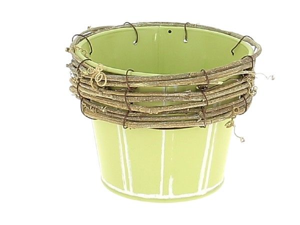 21NG1167-V ZINC CP REBORD BOIS VERT