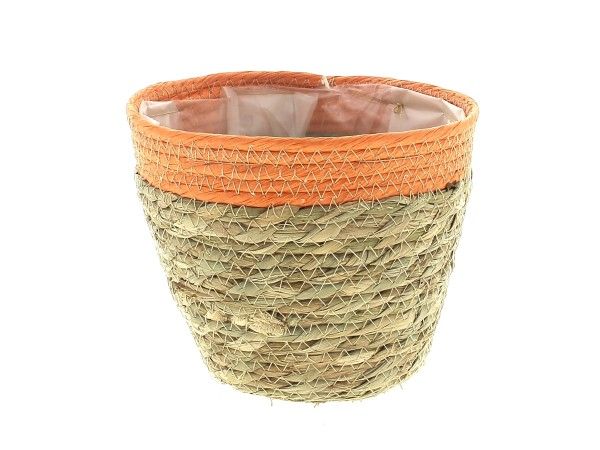 22TQ1015-O PANIER NATURE/ORANGE