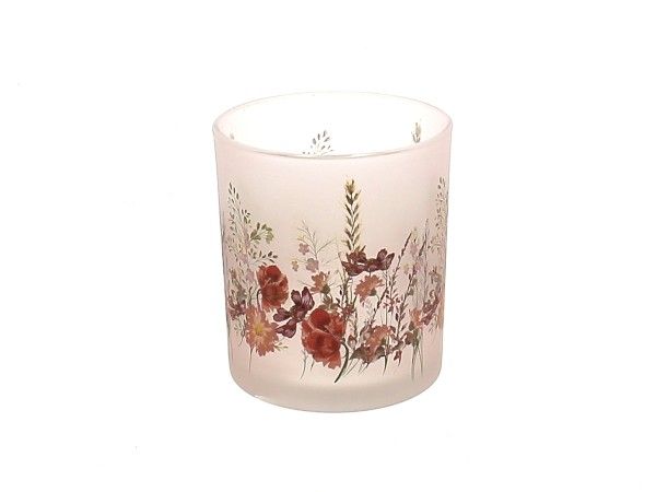 22BT1019 VERRE FLEURS