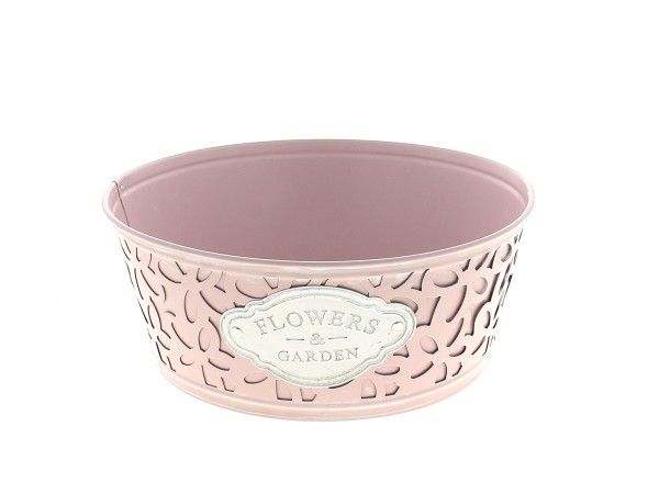 22NG1077-PK COUPE FLOWERS ROSE