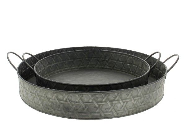 22KHM1010 petit PLATEAU ZINC NATUREL