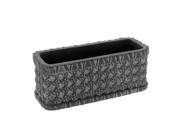 22GG1000-GRY JARDINIERE RECTANGLE GRIS