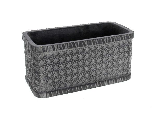 22GG1001-GRY JARDINIERE RECTANGLE GRIS
