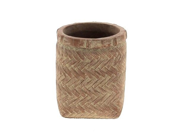 22GG1018-TR CP ROND BASE CARRE TERRACOTTA