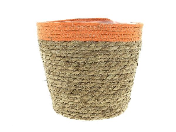 22TQ1018-O PANIER NATUREL/ORANGE