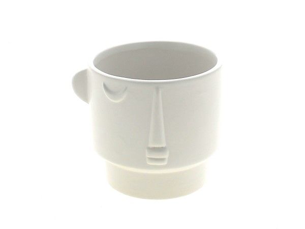 22DL1094-B CACHE-POT TETE BLANC