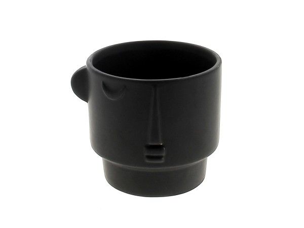 22DL1094-N CACHE-POT TETE NOIR