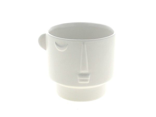 22DL1095-B CACHE-POT TETE BLANC