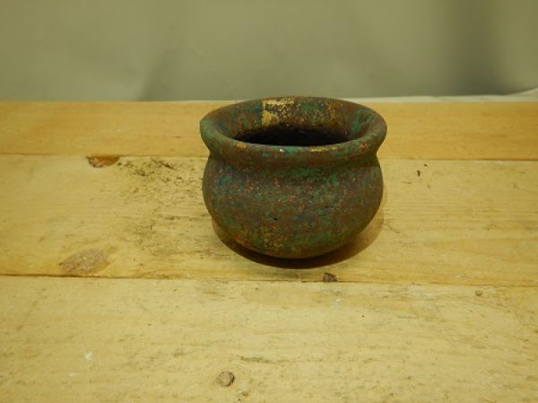 COUPE ARTISANAL MARRON/BLEU/OR