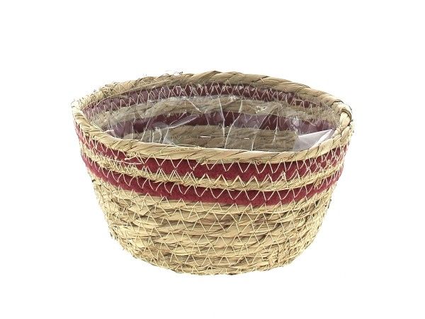 22GH2041-R PANIER ROND BORD ROUGE