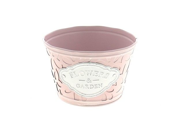 22NG1073-PK COUPE FLOWERS ROSE