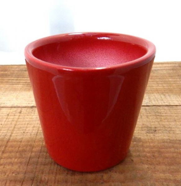 1030610 CACHE-POT MINI ROUGE FONCE