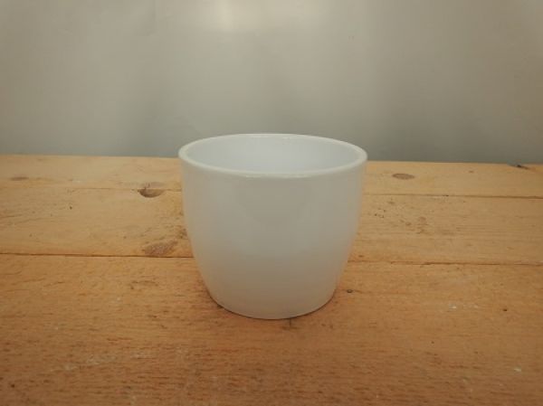 7411044 cache pot blanc 10CM