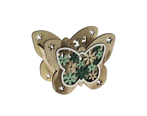 20LK1009-V CP PAPILLON BOIS VERT