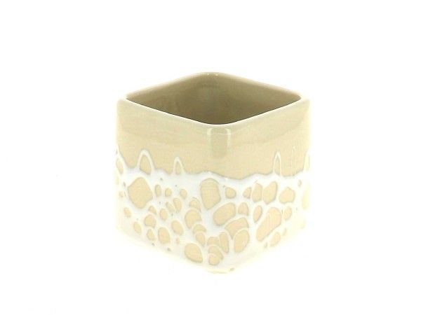 24DL1057-C CACHE-POT CUBE CREME