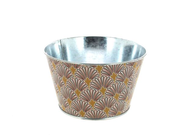 24NG2354 COUPE PAON GRIS/OR