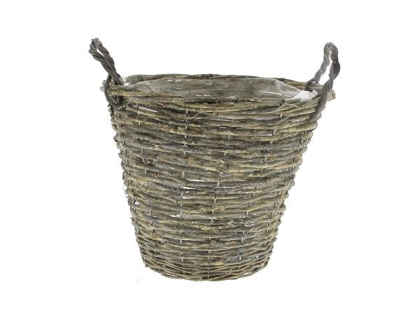 1329P25-GRY PANIER GRIS BLANCHI
