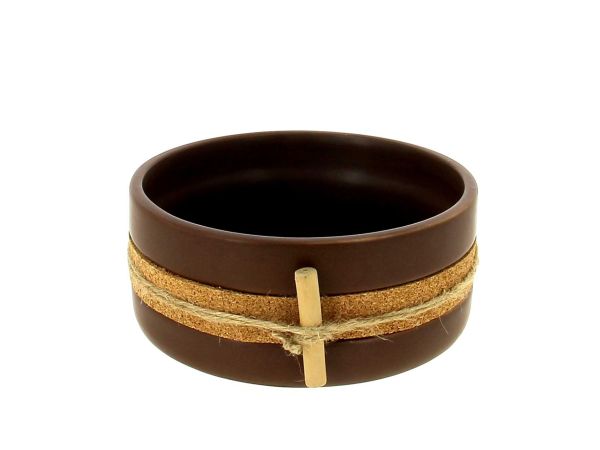 24XG2013-CO JARDINIERE CHOCOLAT-CORDE
