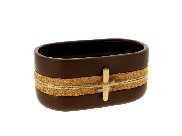 24XG2016-CO JARDINIERE CHOCOLAT-CORDE