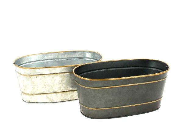 25NG2149-A2 ZINC JARDI OVALE NATURE/BRUN