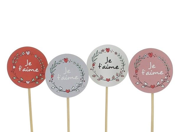 22NG1003-A4 PIC BOIS JE T'AIME