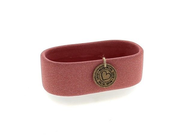 22XG1012-R JARDINIERE OVALE ROUGE