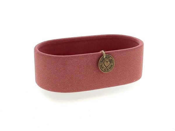 22XG1013-R JARDINIERE OVALE ROUGE