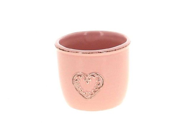 26DXC1007-PK  C.POT COEUR ROSE