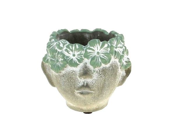 26SFC1000-V C.POT TETE FRANGE FLEURIE