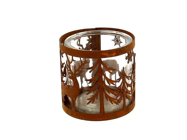 26TS2006 PHOTOPHORE VERRE RENNE rusty