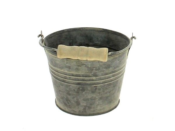 26ZH2024 C.POT SCEAU ZINC BLANCHI