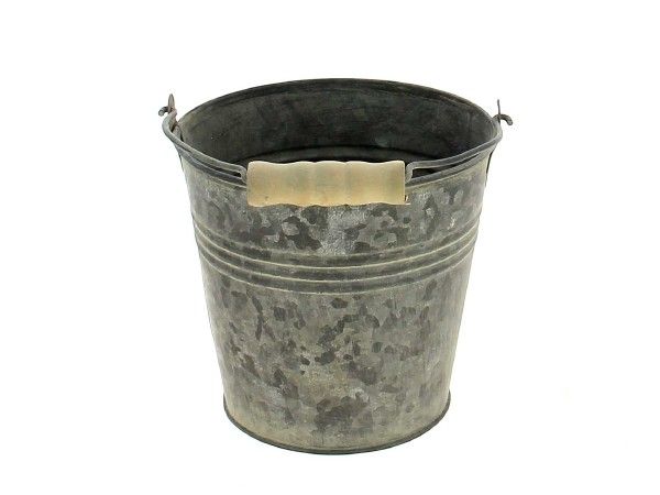 26ZH2025 C.POT SCEAU ZINC BLANCHI