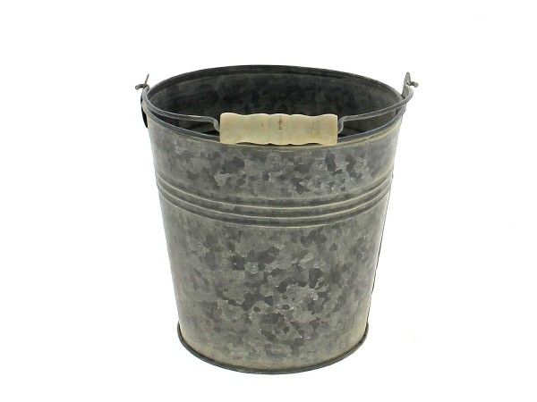 26ZH2026 C.POT SCEAU ZINC BLANCHI